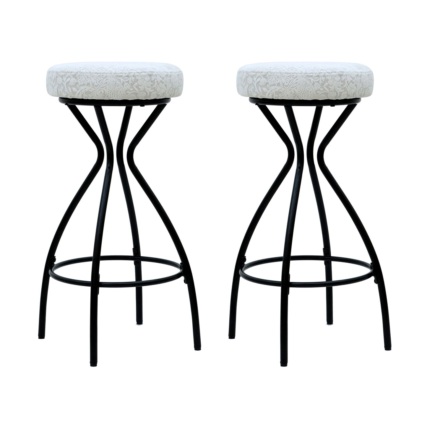 Modern Backless Bar Stools For Kitchen Island (Set of 2)