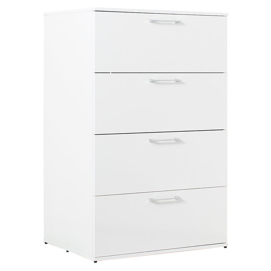 Bliss - Glossy 4 Drawer Jumbo Chest With Extra Deep Storage