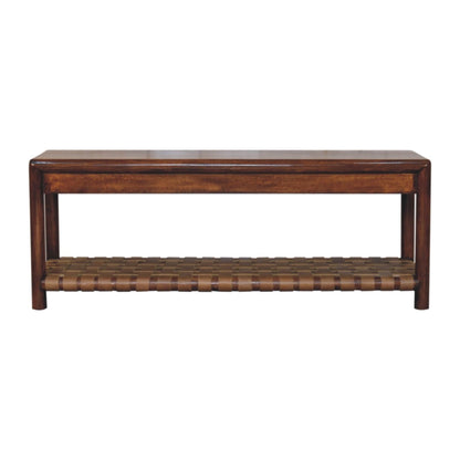 Regency - Woven Bench - Brown