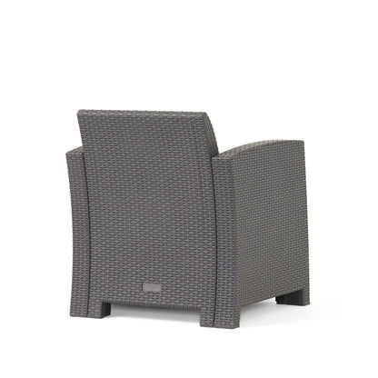 Outdoor Wicker Club Chair With Water Resistance