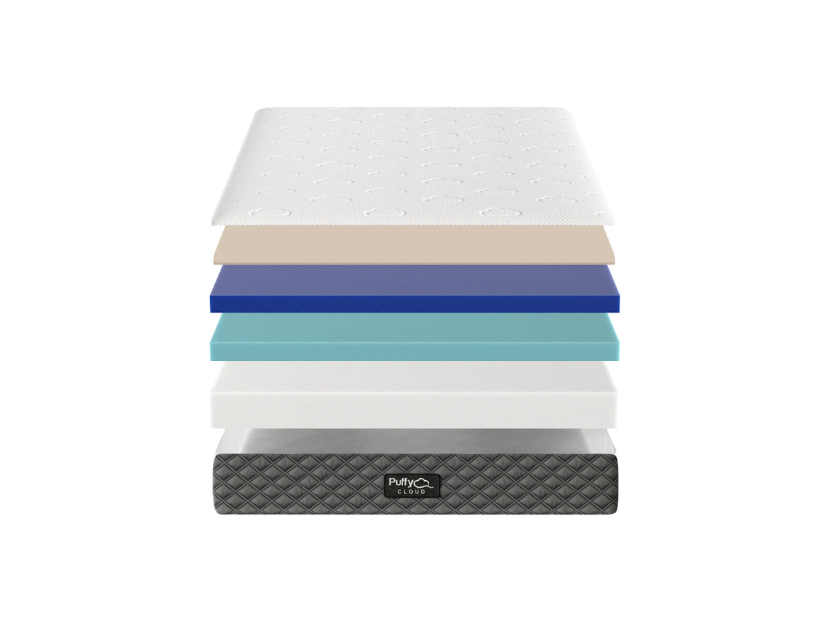 Puffy Cloud mattress layers