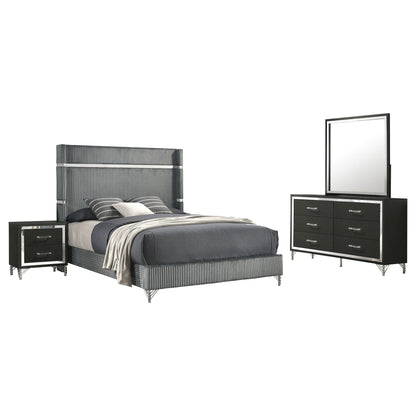 Malcolm - Bedroom Set With Wingback Design