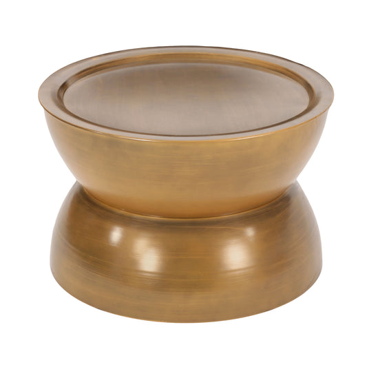 Sparling - Modern Iron Hourglass Coffee Table