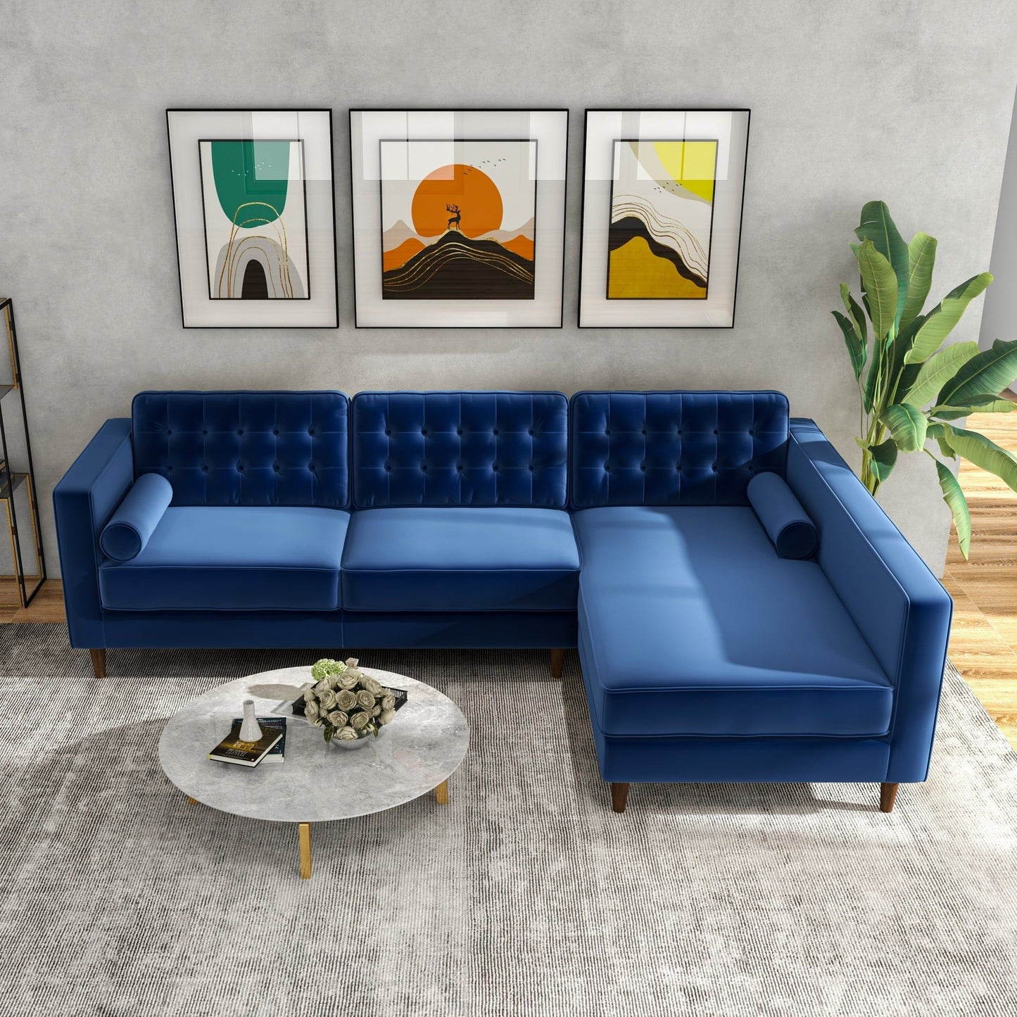 Christian - Mid-Century Modern Design Sectional Sofa