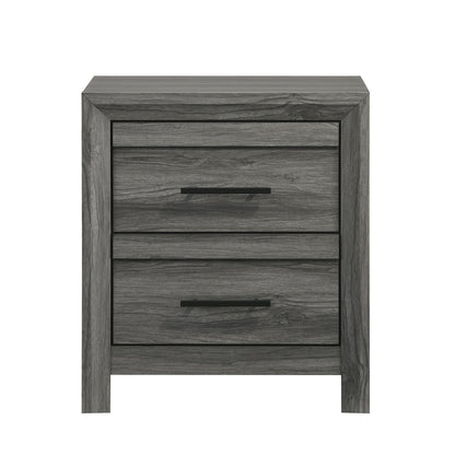Denver - 2 Drawer Nightstand - Gray