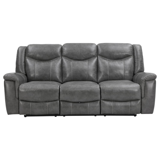 Hudson - Motion Sofa Pillow Top Arms Reclining Comfort - Gray