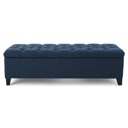 Glouster - Contemporary Storage Ottoman With Button Tufted Design