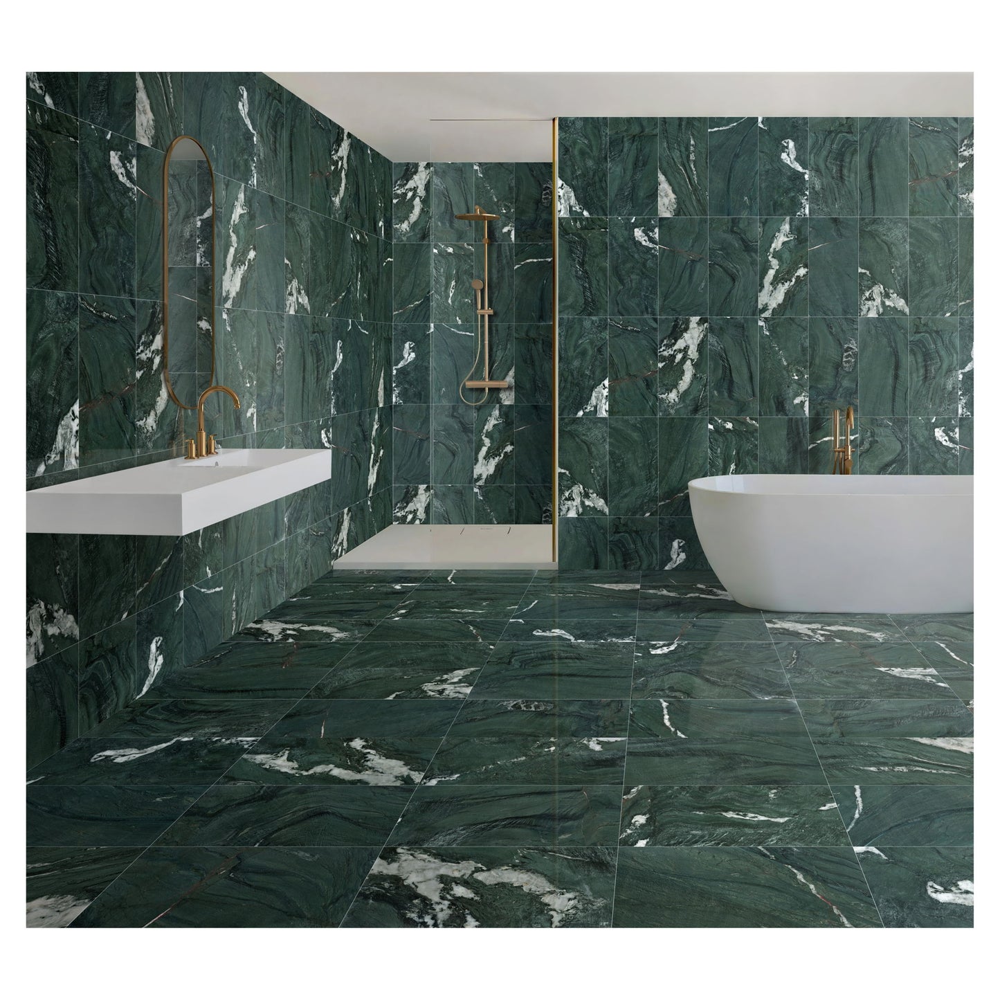 Natural Marble Polished Tile For Wall And Floor (Set of 4)