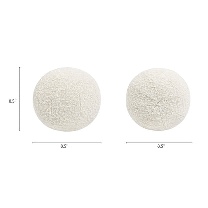 Luna - Round Sphere Accent Ball Throw Pillow