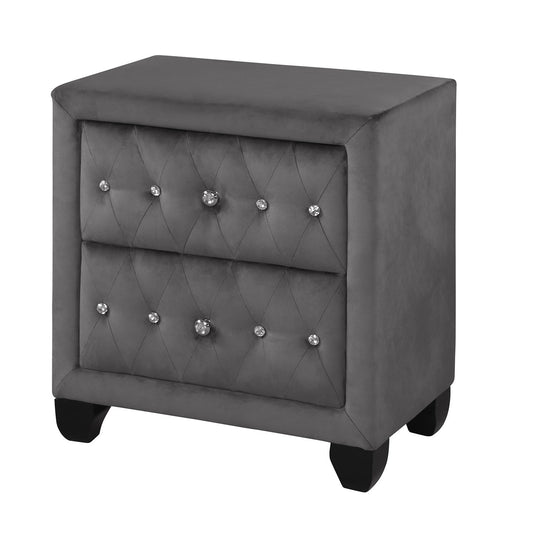 Sophia - 2 Drawer Nightstand - Gray