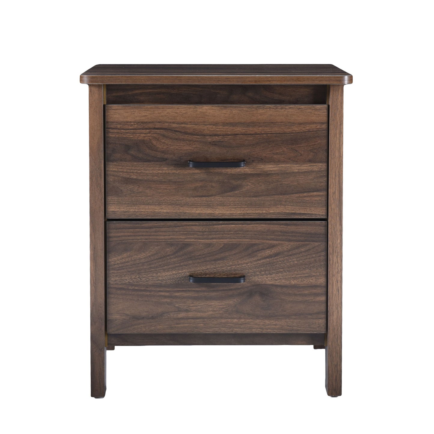 Titeca - Contemporary Wood 2 Drawer Nightstand