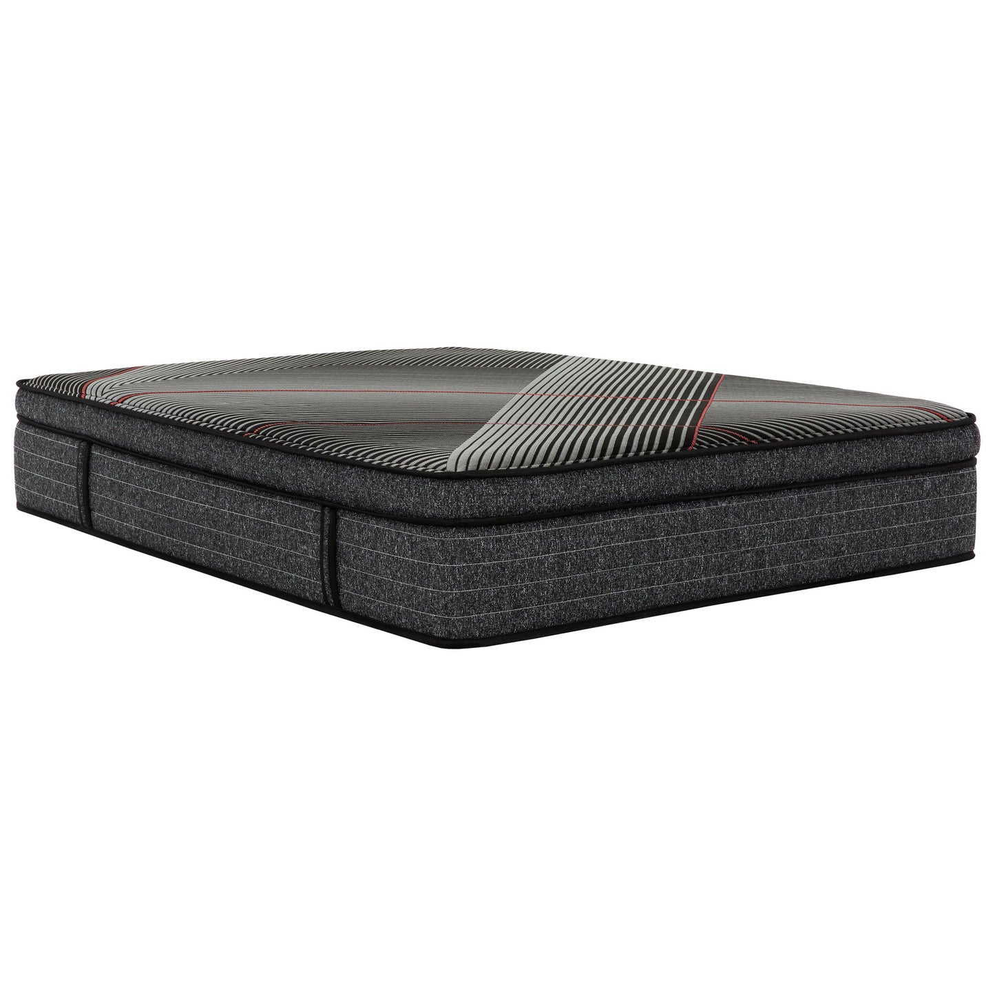 15" Euro Top Gel Memory Foam Hybrid Mattress With Pocket Coils, Cooling & Edge Support - Black - Queen
