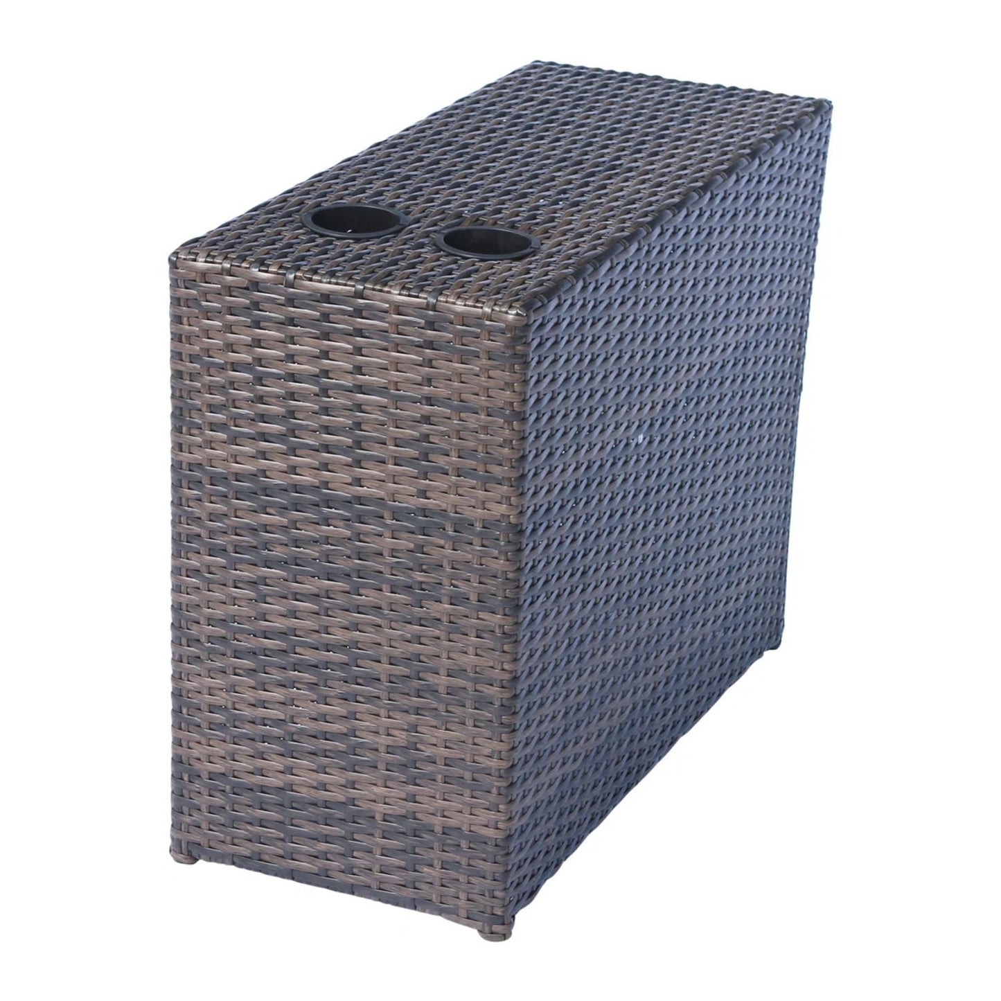 Comfortable Modern Patio Rattan Sectional Set With Cushions