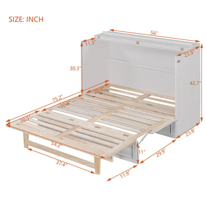Murphy Bed With Large Drawers And Stylish Design