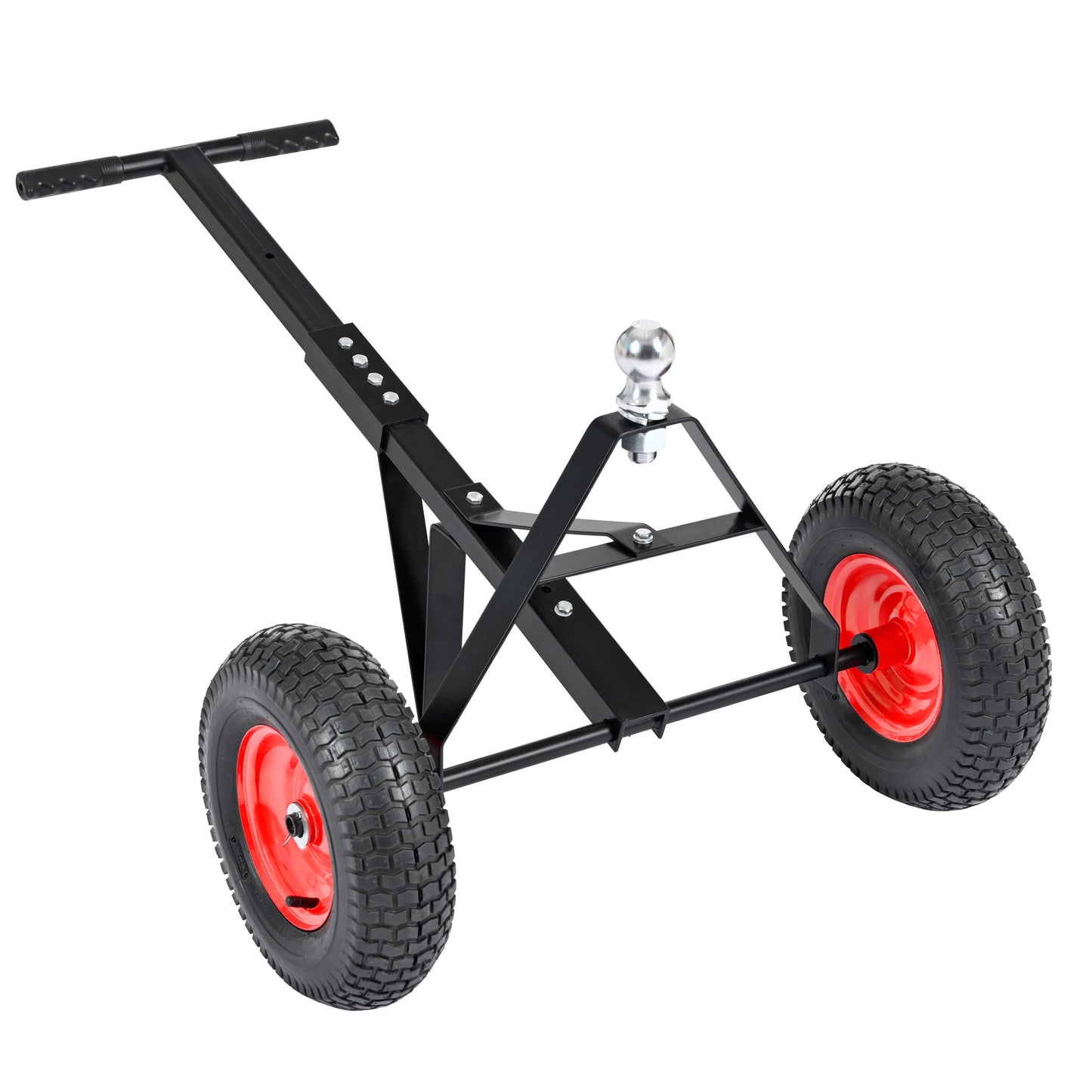 Heavy Duty Trailer Dolly With 2" Ball 1000 Lb Capacity For Easy Mobility - Black