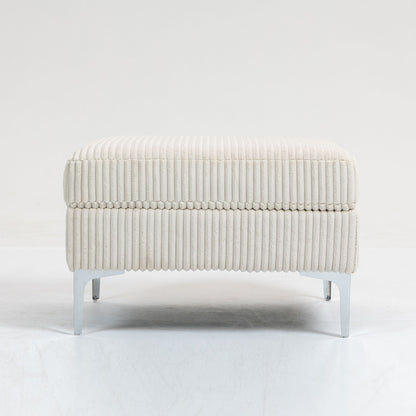 Modular Sectional Sofa Square Storage Ottoman