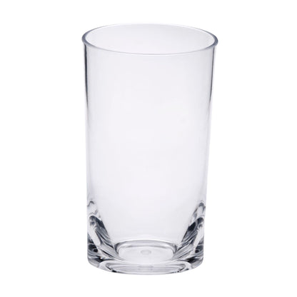 Halo - Leading Ware Oval Tritan Glasses (Set of 4) Hi Ball 15Oz Plastic Bpa Free - Clear