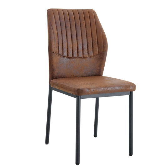 Luxury Simple Chair With Metal Leg
