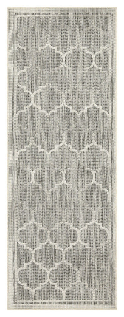 Sunshine - 5'3" X 7'3" Indoor & Outdoor Area Rug - Silver