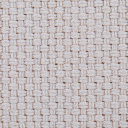 Large Round Pouf - Knitted Beige