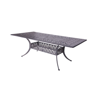 Rectangular Long Dining Set With Sunbrella Cushions