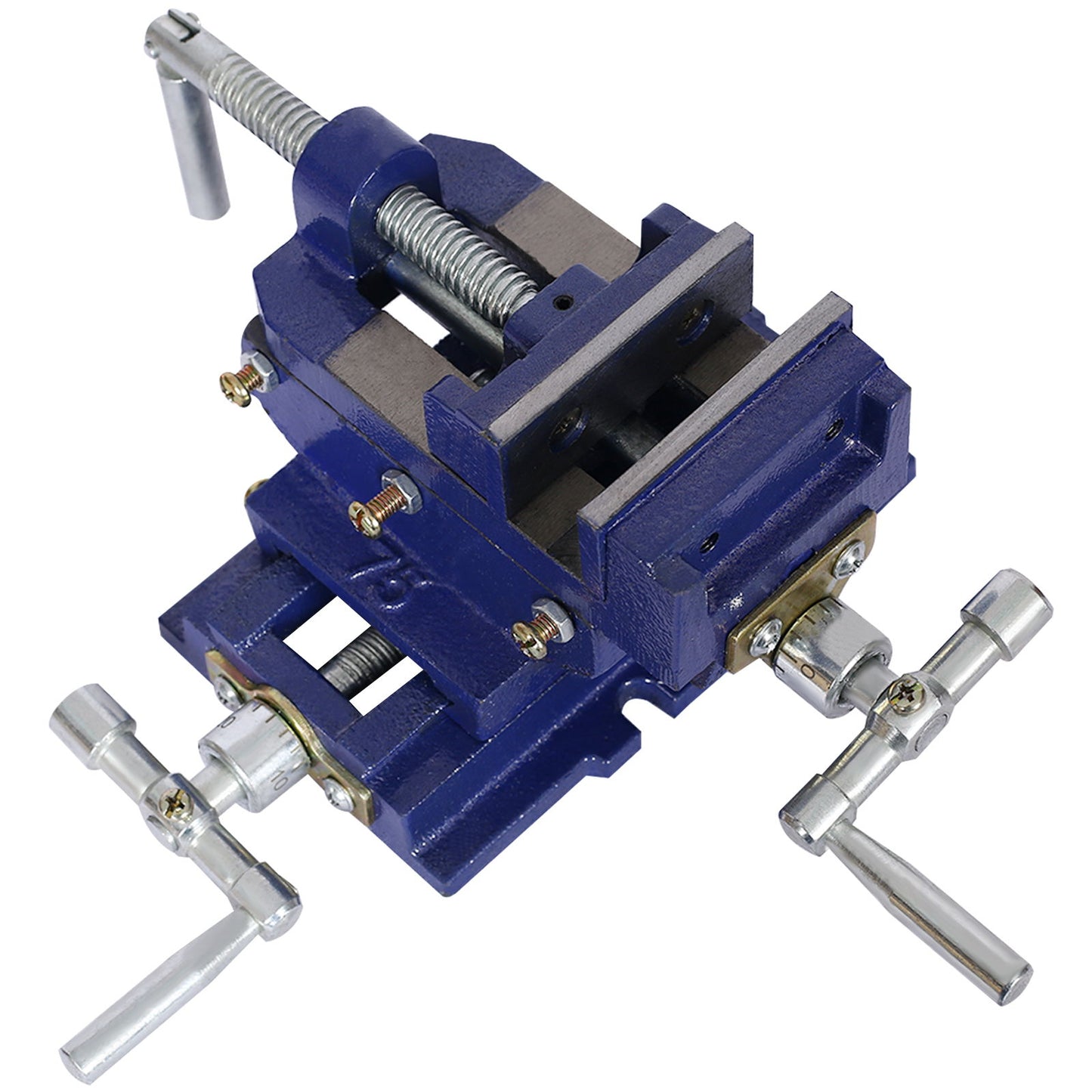 Industrial Quality Cross Slide Vise, Drill Press Metal Milling 2 Way X - Y