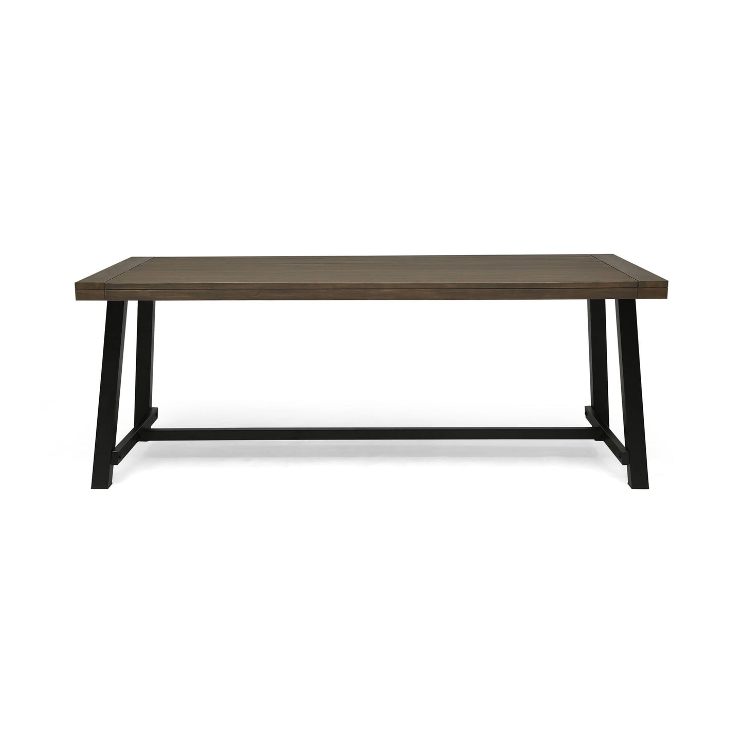 Outdoor Dining Table - Gray / Rustic Metal