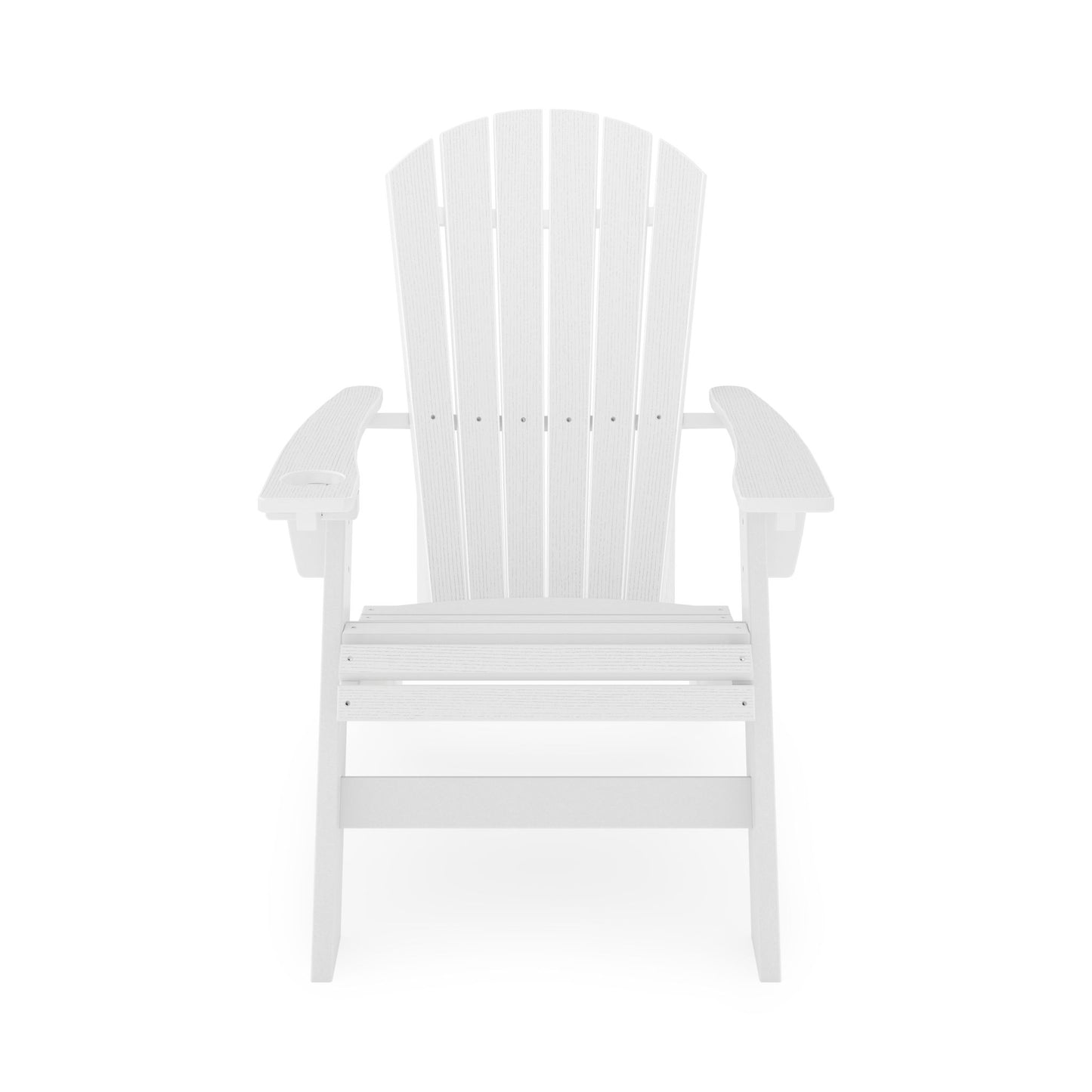 Adirondack Chair Sturdy HDPE Poly Lumber For Poolside, Patio, And Garden Relaxation