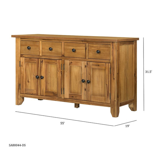 Farmhouse Cabinet Natural Wood