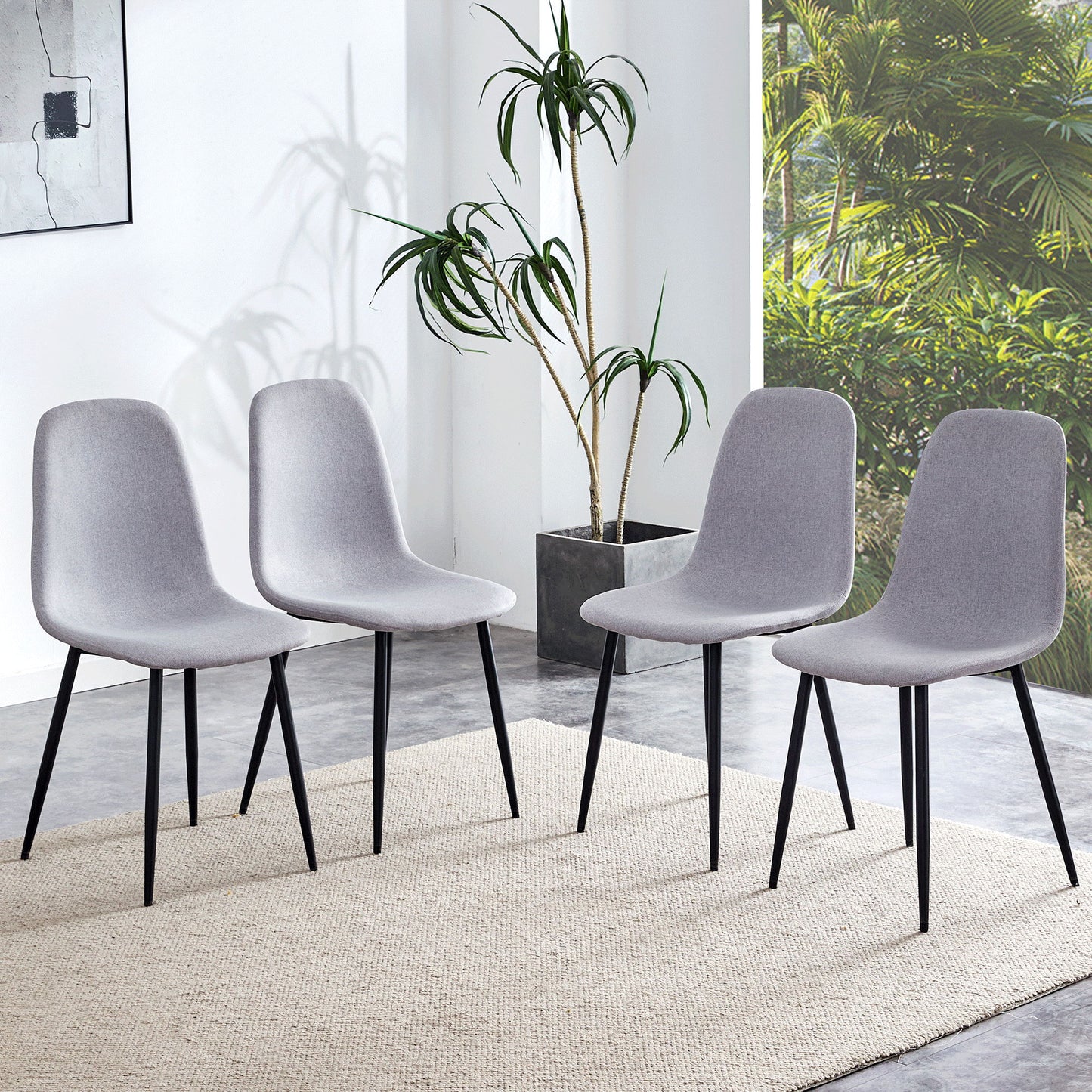 Combined Spoon Chairs, Perfectly Matching Minimalist And Scandinavian Style