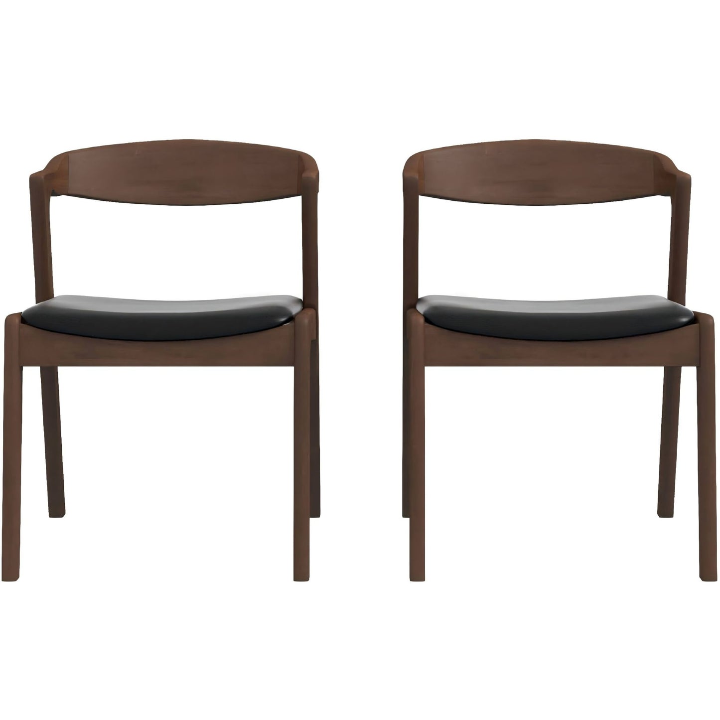 Dakota - Mid-Century Modern Velvet Dining Chair (Set of 2)