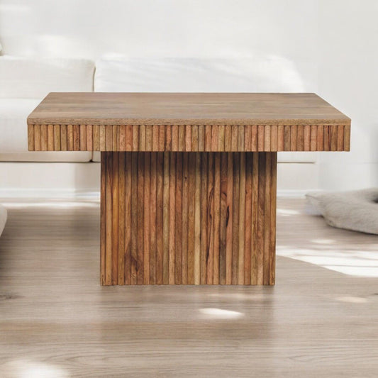 Soba - Chunky Coffee Table - Oak