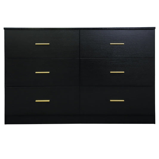 Modern Drawer Dresser For Bedroom, Ample Storage Wide Chest Of Drawers
