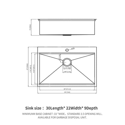 Topmount Stainless Steel Kitchen Sink With Workstation Ledge And Accessories