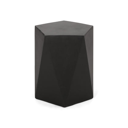 Side Table With Geometric Design