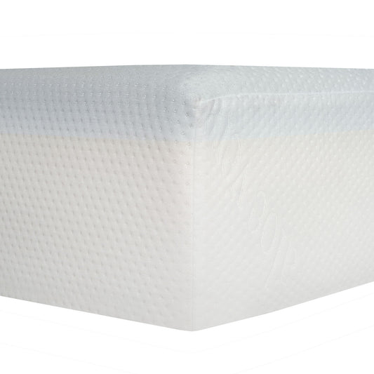 6" Firm Full Size Gel Memory Foam Mattress With Cooling Technology - White