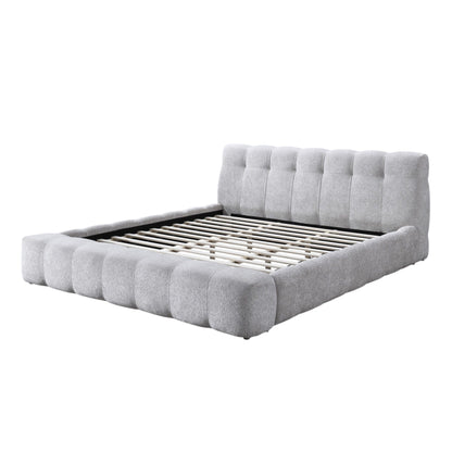 Hannah - Queen Upholstered Bed - Gray