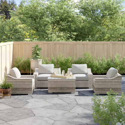 Stylish Sofa Seating Group With Cushions Perfect For Outdoor Gatherings