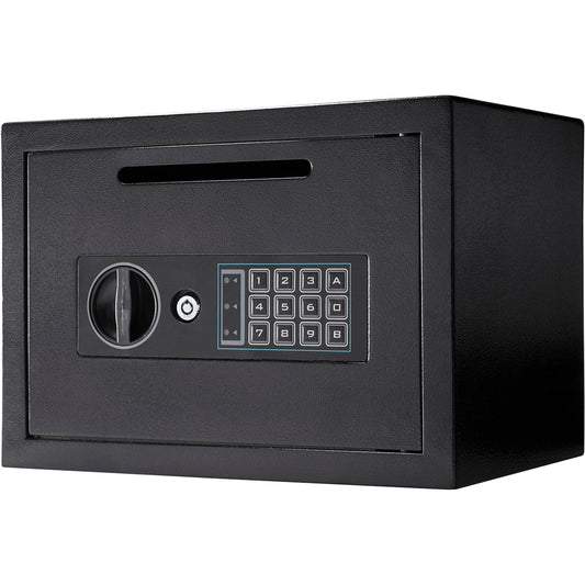 Compact Keypad Depository Safe - Black