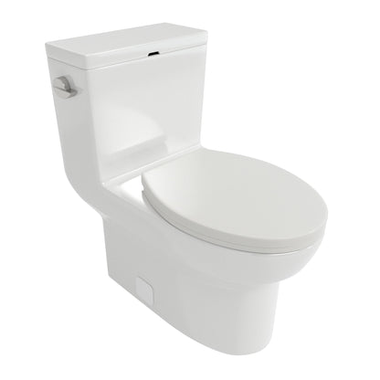 1 Piece Toilet & Soft Closing Seat - White