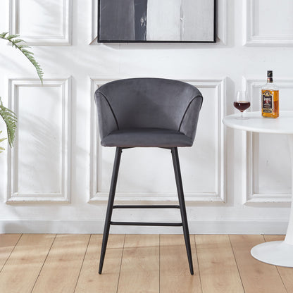 Counter Height Bar Stool Metal Legs (Set of 2)