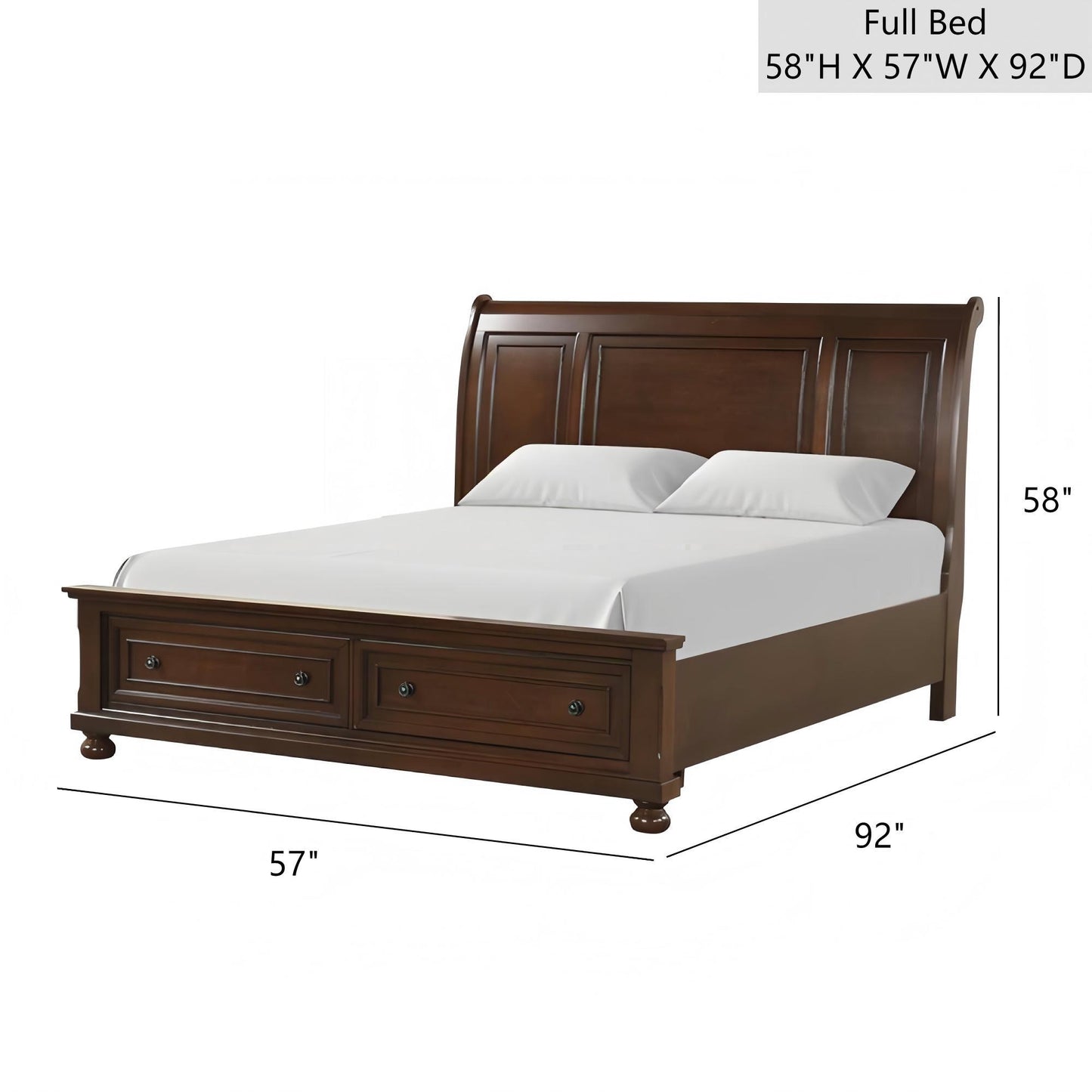 Meade - Sleigh Bed