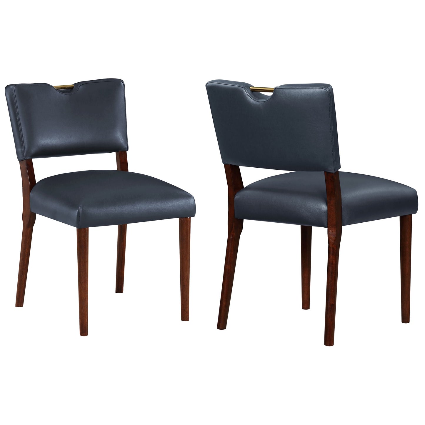 Bryson Retro Modern Dining Chair (Set of 2) - Dark Navy