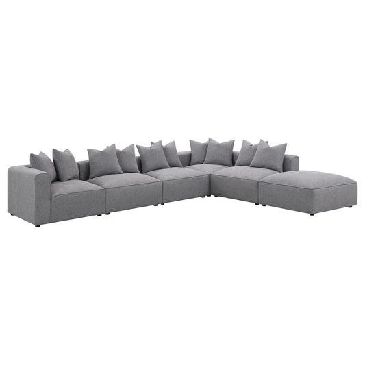 Amherst - Modular Sectional With Cushions - Gray