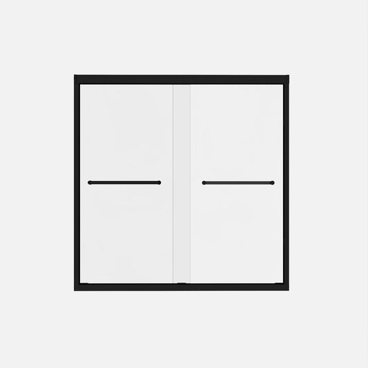 Double Sliding Shower Door With Explosion Proof Film