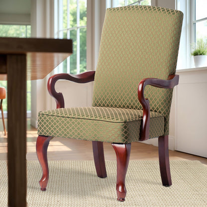 Delaney - Elegant Gooseneck Arm Chair With High Back