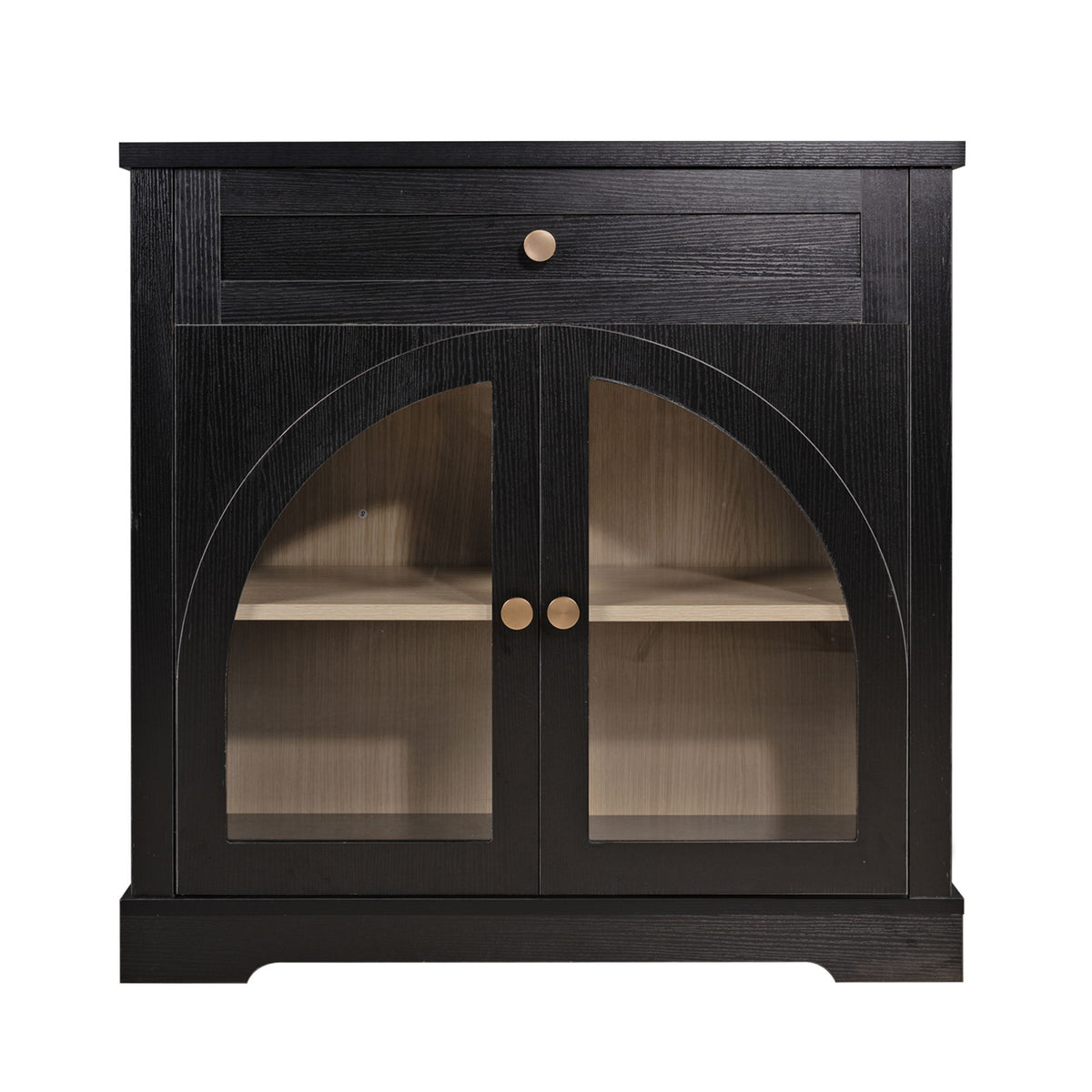Modern Sideboard Cabinet With 1 Drawer And 2 Arched Doors