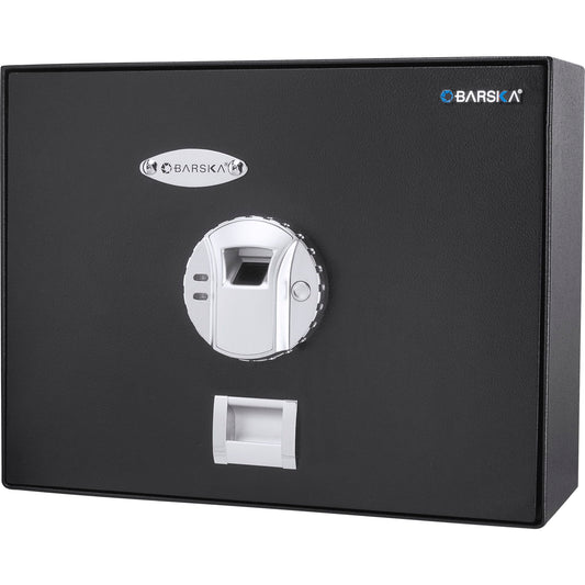 0 23 Cu Ft Top Opening Biometric Security Safe - Black
