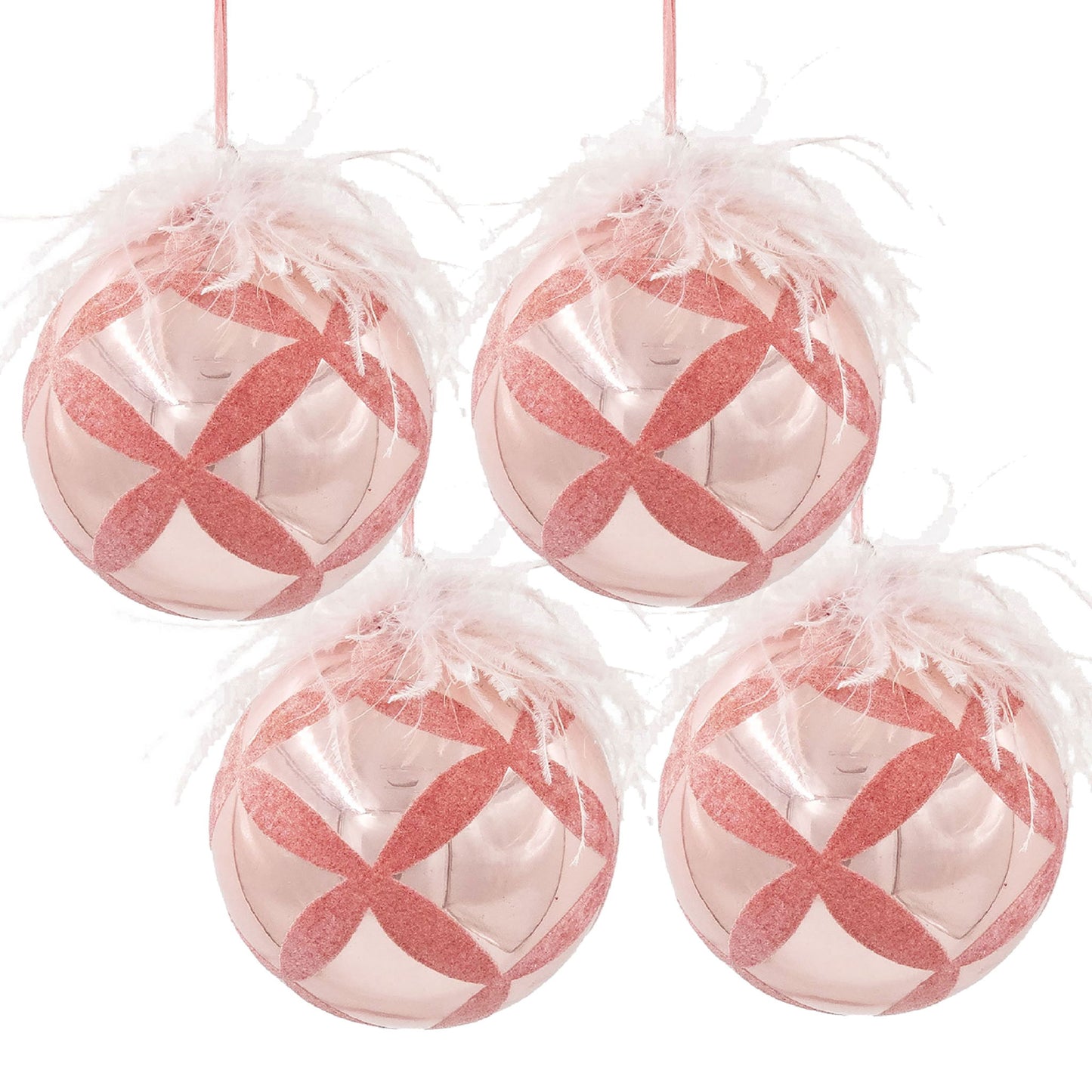 Christmas Ball Ornaments, Decorative Hanging Ball Tree Ornaments For Holiday Party Decorations