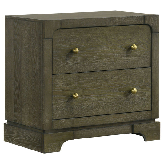 Sundance - 2 Drawer Nightstand - Dark Brown